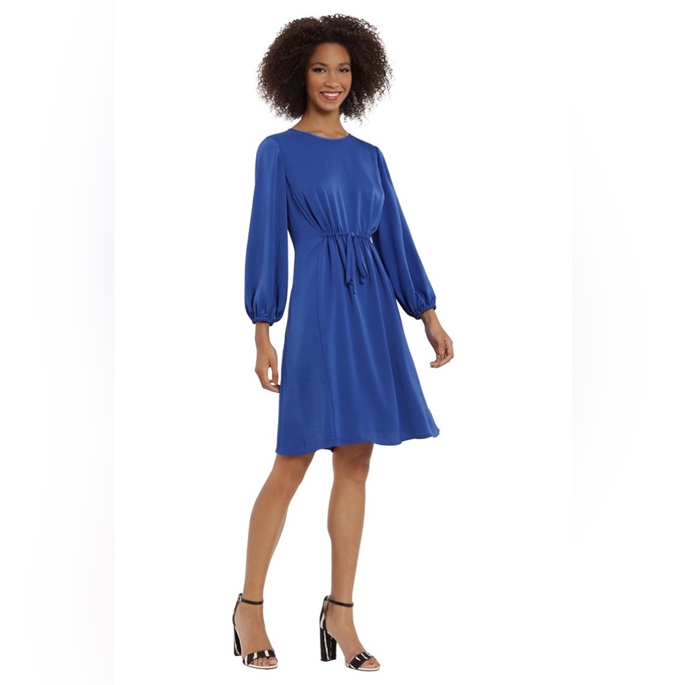 Maggy London Royal Blue Long Sleeve Dress